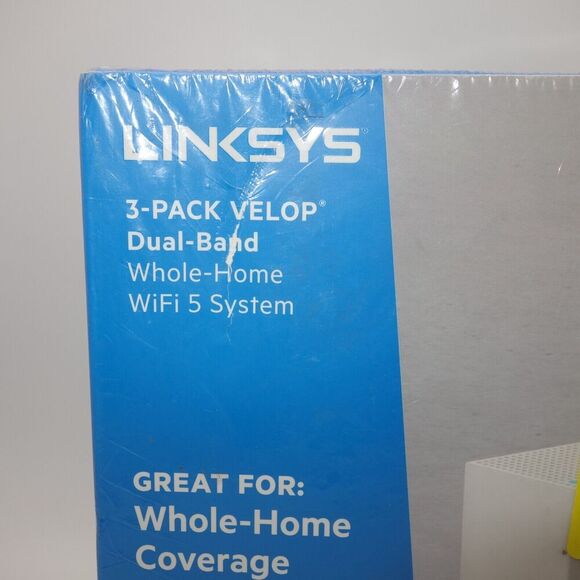 NEW Linksys Velop AC1300 Dual-Band Mesh Wi-Fi 5 System (3 Pack) White - Picture 2 of 9